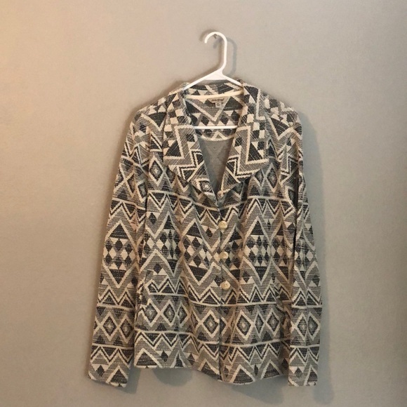 Lucky Brand Jackets & Blazers - Lucky Brand Aztec Button Jacket